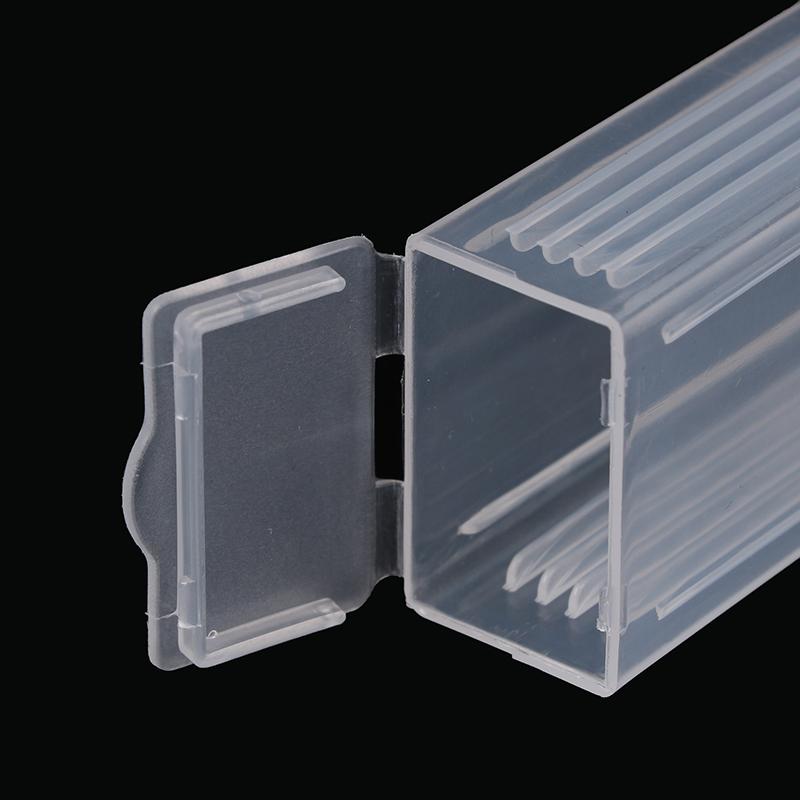 Plastic Microscope Slide Holder Storage Box Microslide Pp Holds 5 Dispenser Box