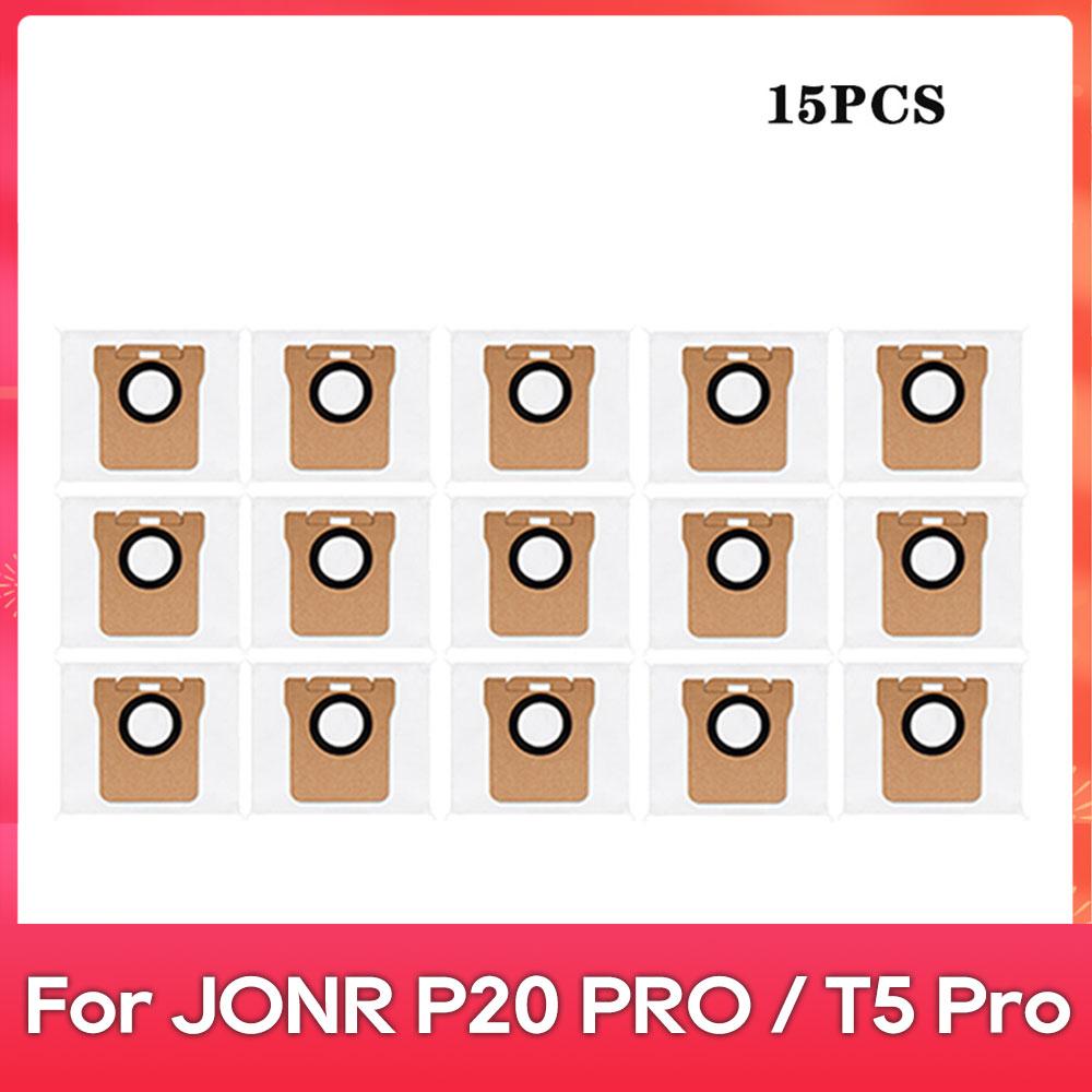 Passend für JONR P20 PRO / T5 Pro Roboter Staubsauger Zubehör Haupt-Seitenbürste Hepa-Filter Mopptuch Staubbeutel Ersatz
