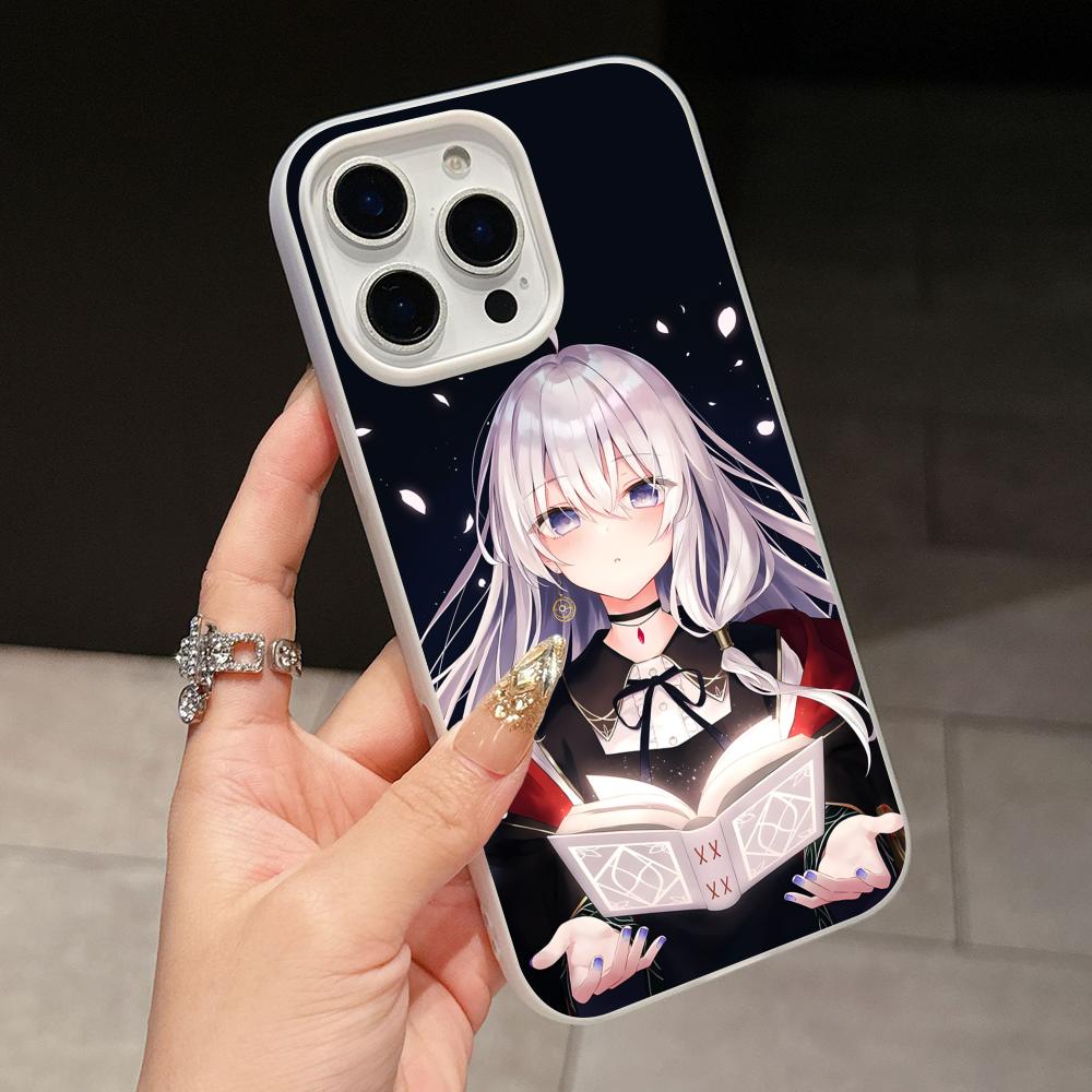 Wandering Witch Elaina Jelly Double layer White Mobile Phone Case for iPhone 17 16 15 14 13 12 11 Air Pro Max Plus Protective