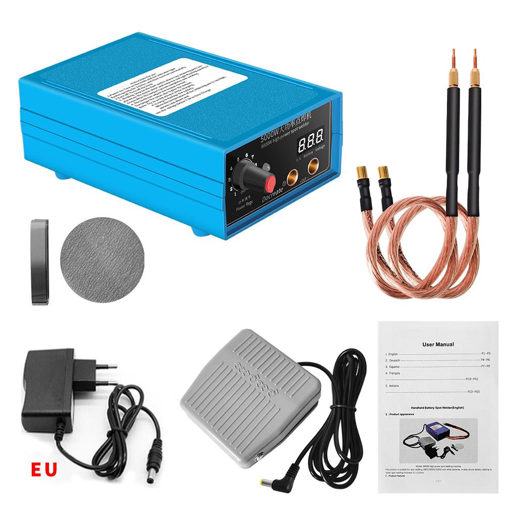 

5000W Mini Spot Welder Machine DIY Kit 18650 Battery Pack Welding Tools Portable Spot Welding Machine Pen with Nickel Strip