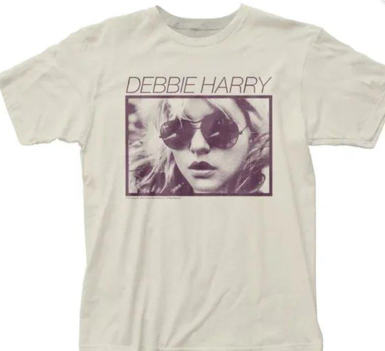 Blondie Debbie Harry Aviators Mens T Shirt Vintage White XXXXL