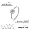 Compass Helm of Awe Ring Stainless Steel Gold Women Rings Aegishjalmur Nordic Amulet Jewelry Gift for Lover