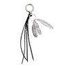 Feather Tassel Keychain With Glittery Faux Feather Ornament For Bags Backpacks Jewelry Accessories Elegant Gift Idea
