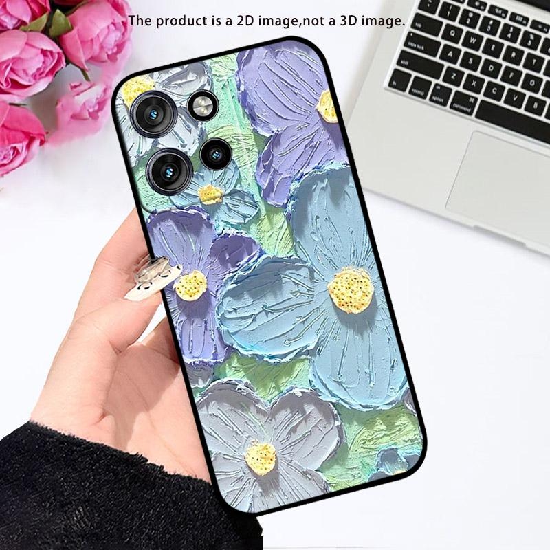 Für Motorola Edge 50 Neo 60Neo Hülle Mode Ölgemälde Silikon Weiches TPU Handyhülle Für Moto Edge60 Neo 50Neo 5G Fundas Coque