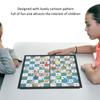 Magnetisches Schlangenleiter-Schach Faltbares Schachbrett Pädagogisches Kinderspielzeug Brettspiel-Set Schlangenleiter-Schachspiel