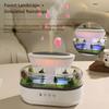 Aroma Humidifier Raindrop Air Humidifier Colorful Light White Noise Essemtial Oil Diffuser Home Ultrasonic Fragrance Diffuser
