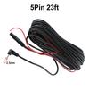 Cord Wire Extension Cable Metal Parts Plastic Replacement 1 Pc 9m Accessories Backup Black Car 12V Outdoor Indoor