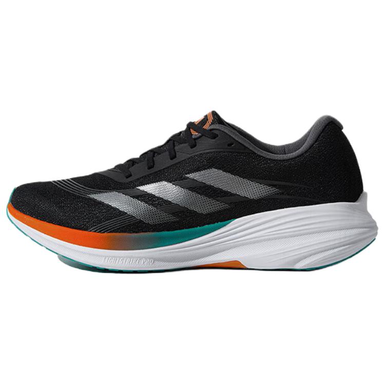 Adidas ETHER LITE Fabric Cushioning Abrasion Resistant Breathable Running Shoes Unisex Black KI1180 39⅓