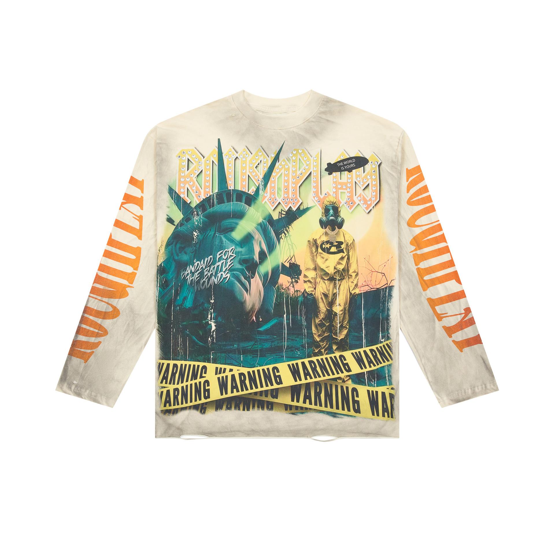Los Angeles Tide Brand Diamond Long-Sleeved T-Shirt Tide S