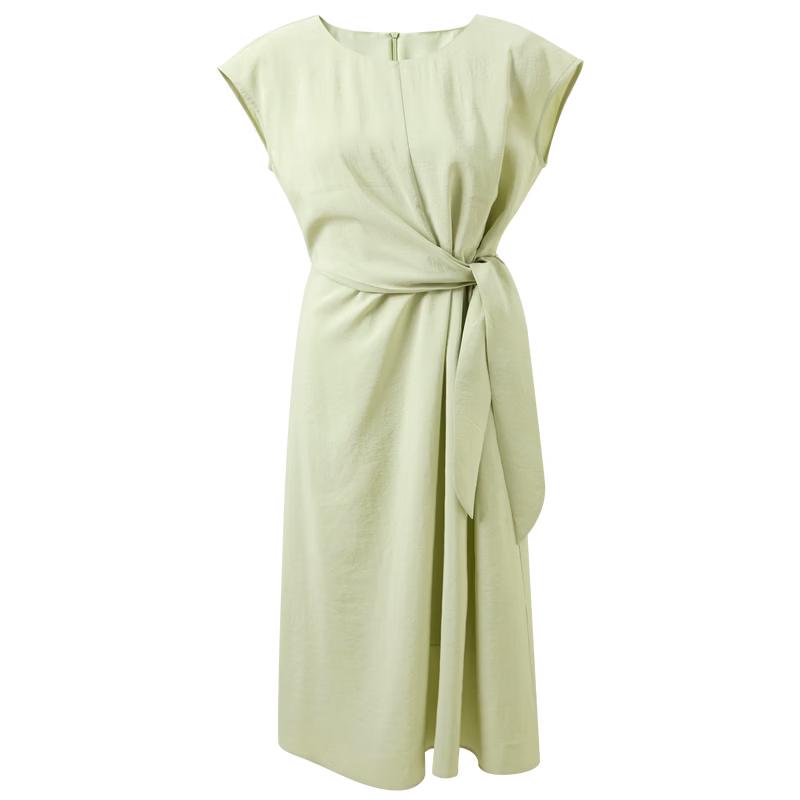 Sancai Summer A-Line Tie-Strap Long Dress L