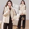 Hooded down cotton jacket girls' winter clothes 2025 new student short cotton jacket bread jacket