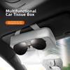 Thickened Car Visor Tissue Box PU Leather Backseat Tissue Case  Car Interior Accessories