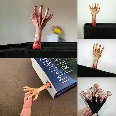 Resin Crafts Scary Hand Bookmarks Creative Horror Hands Bookmark New Devil'S Hand Bookmark