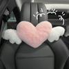Cute Creative Plush Car Headrest & Neck Waist Support Pillow for Women