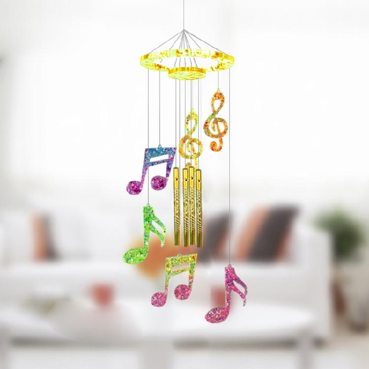 Musical Note Wind Chime Mould Epoxy Resin Mold Windchimes Hanging Pendants Mould