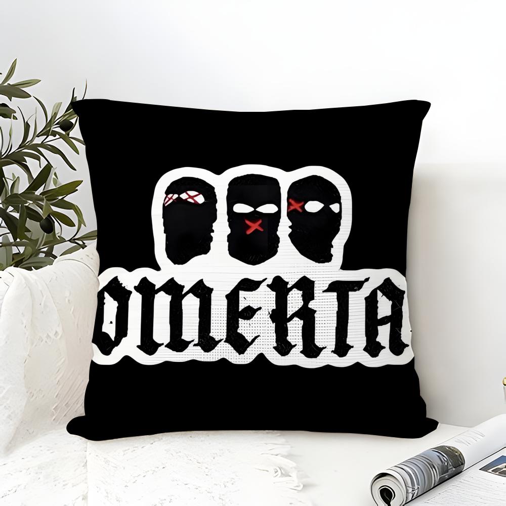 Cool Music Brand O-Omerta 47 3 Pillow Case Linen Pillow Case Sofa Home Decor Cushion Cover Cushion Cove