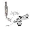 Pro Keg Filler FOB Beer Stop w/Adjustable PRV for UK Keg Coupler 1/2"BSP Manual Keg Filler No Overflows Counter-pressure Fill