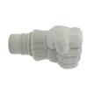 Muscle Massage Gun Replaceable Heads Soft Silicone Fist Shaped Replacement Fascia Massager Head