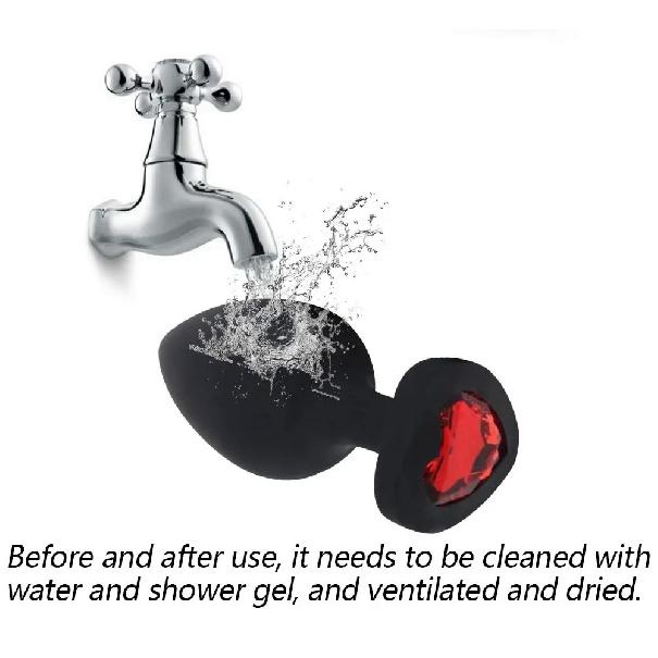 3 Teile/satz Silikon Anal Plug Kristall Herzförmige Basis Butt Plug Trainer Massage Anus Expansion Sex Produkte BDSM Männer Frauen Homosexuell