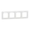 Sedna Design 4-gang Frame, White