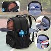 [DSLEAF] Basketball Backpack for Juniors, Basketball Backpack for Club Activities, Ball Storage, Soccer Backpack, Student/Adult (Black)