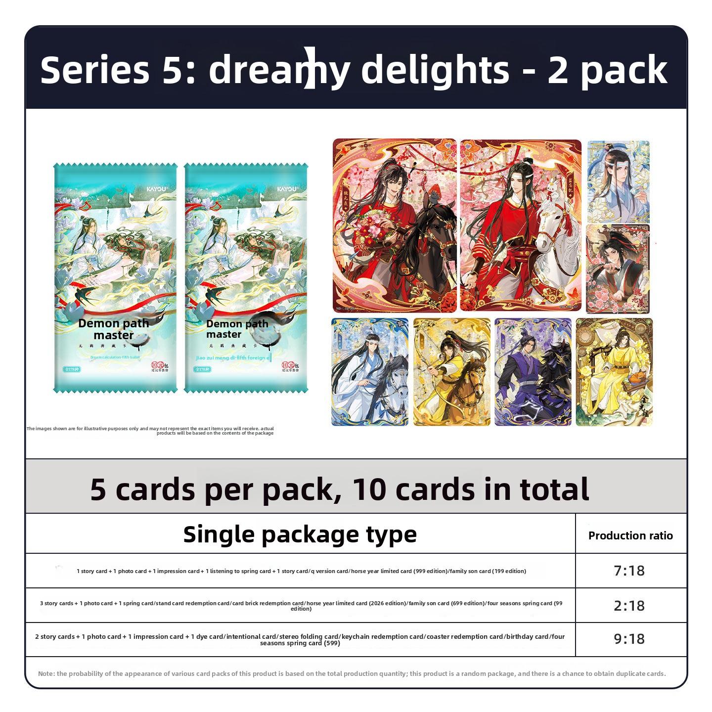Mo Dao Zu Shi Cards MDZS  Trading Cards Collectible Anime Game Cards Toys Holiday Birthday Gifts for Boys Girls Fans