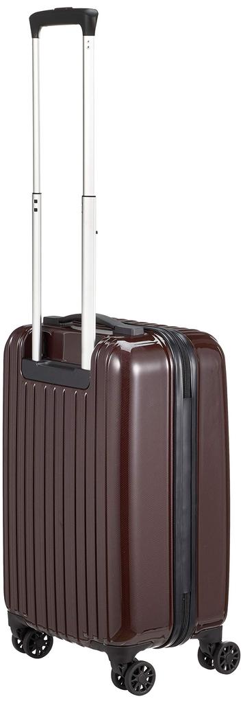 Hiro DBC Hot Cellars Carry-On Suitcase, 30L, 48cm, 2.6kg, Carbon Wine, with Warranty