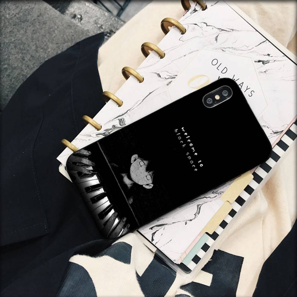 O-Omori Game Black Soft Phone Case For IPhone 16 15 14 13 11 12 17 Pro Max Mini Plus