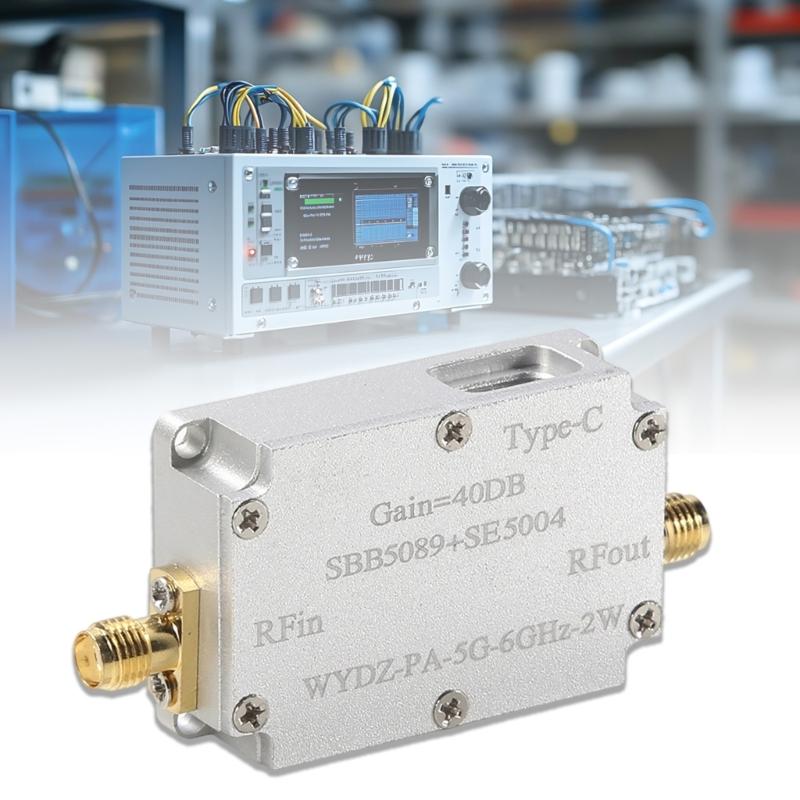 High Flatness Amplifier 5.8GHz 2W 33dBm Signal Drive Receiver Low Noise Amplifier for Radio Accessories