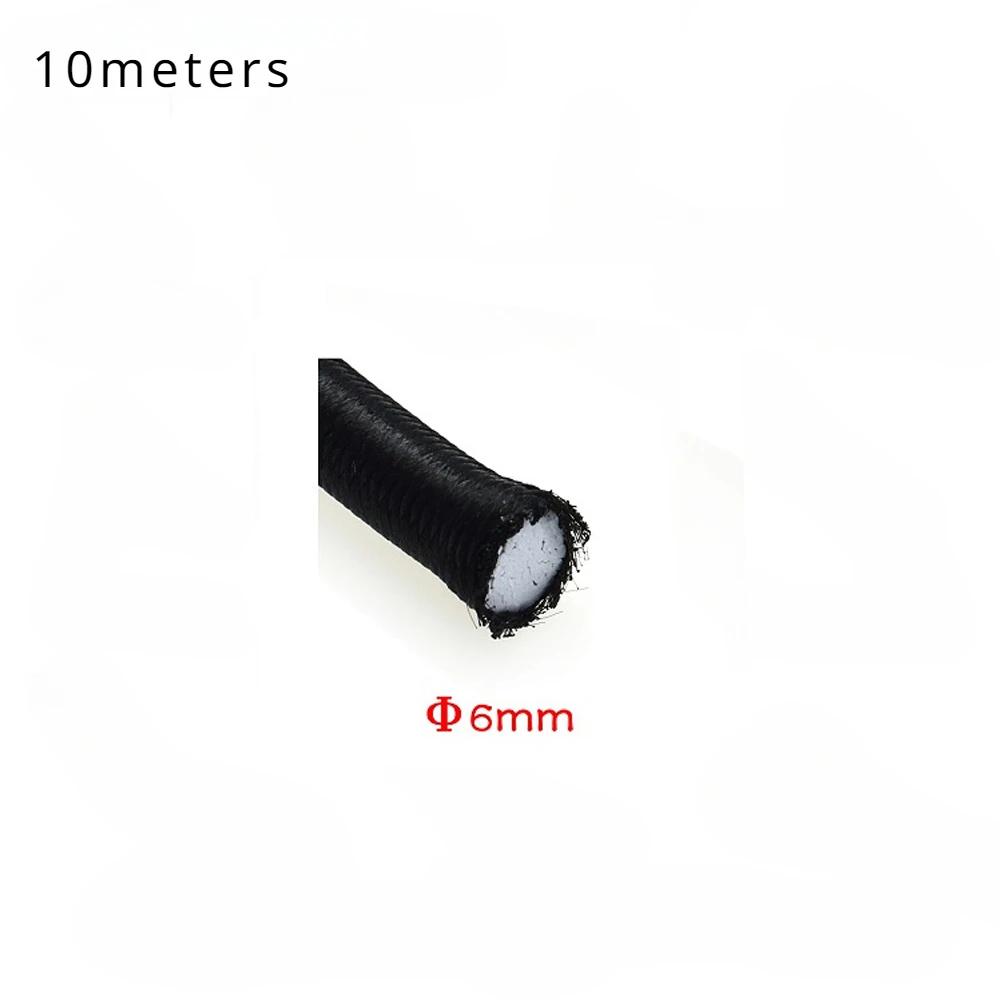 Zubehör zum Nähen Gummi Elastisches Band Bänder Stoß Starkes Seil Slips Saugfähig Bungee 10 Meter Gummibänder DIY Bekleidung Kunsthandwerk