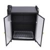 Kitchen Countertop Dish Storage Cabinet 3 Tier Dish Rack Space Saving Multifunctional Large Storage Shelf Organizer