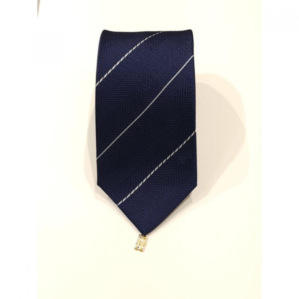 Daks Gravata Diagonal Regimental Azul Marinho Dmg1acf1237n1