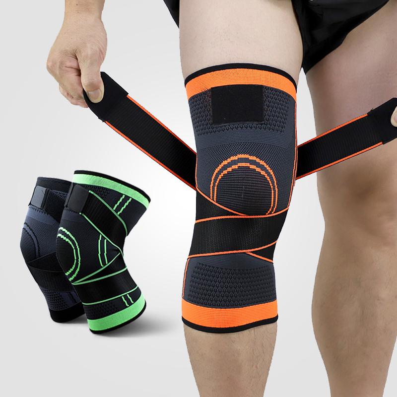 CONRIDA Cheapest Price 3D Compression Knee Brace Stretchable Adjustable Knee Support With Straps
