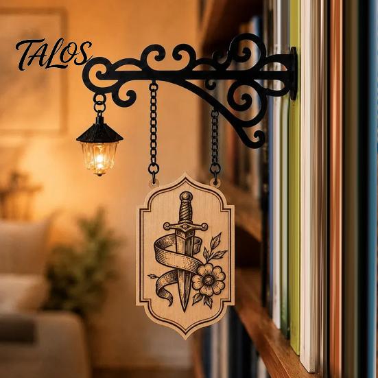 Illuminazione Retro per Libreria Lampada Decorativa con Fermalibri Integrati Lanterna da Biblioteca in Ferro per Angolo Lettura Decorazione Unica per Ufficio Domestico LED Libro
