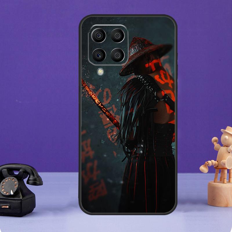 Samurai Japan Art Case For Samsung Galaxy M36 M56 M16 M33 M53 M13 M12 M32 M52 M20 M15 M55 M31 M14 M35 M34 M54