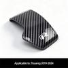 Carbon Fiber Car Gear Head Shift Knob Handle Cover Trim Sticker For VW Golf Polo GTI Tiguan R-Line Passat Santana Variant Jetta BH4