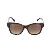 Chanel Simple Casual Fashion Acetate Frame Square Sunglasses Women's Brown