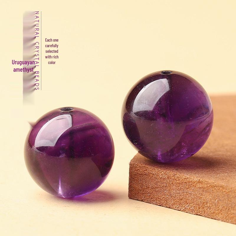 

Браслет из круглых бусин из натурального кристалла на заказ Custom product, no returns or exchanges белый