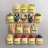 3D Simulated Food Refrigerator Magnet Resin Fruit Bread Fridge Magnet Home Kitchen Office Whiteboard Locker Magnetic Decoration