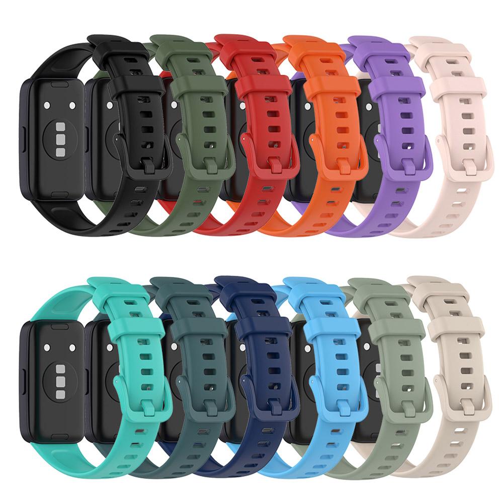 Silicone Wrist Strap For Huawei Band 8 9 10 Smart Bracelet Wristband