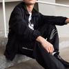 Li Ning Lifestyle Series Solid Color Lace-Up Loose Fit Cuffed Knit Sports Pants Men Bottoms Black AYKU663-1