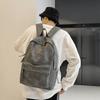 Korean Style Teens Schoolbag Large Capacity Travel Bag Simple Shoulder Bag  Boys Girls
