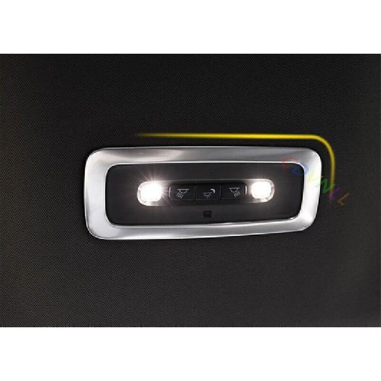 Silver Titanium Rear Reading Lamp Frame Cover Trim 2019-2022 For Toyota Avalon