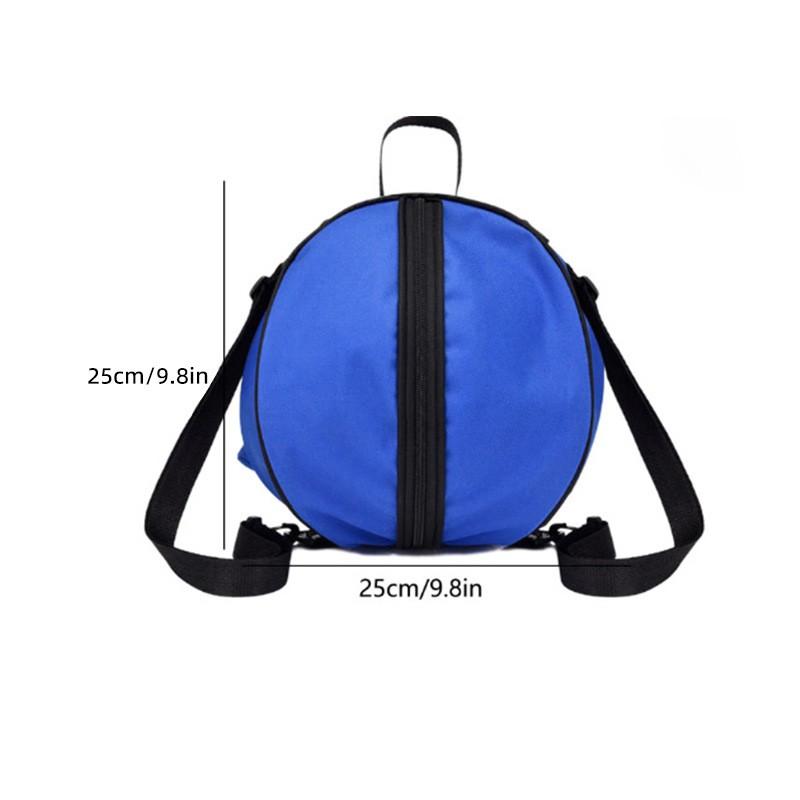 Custom Printed Basketball Bag With Dual Side Pockets Shoulder Crossbody Sports Volleyball Soccer Training