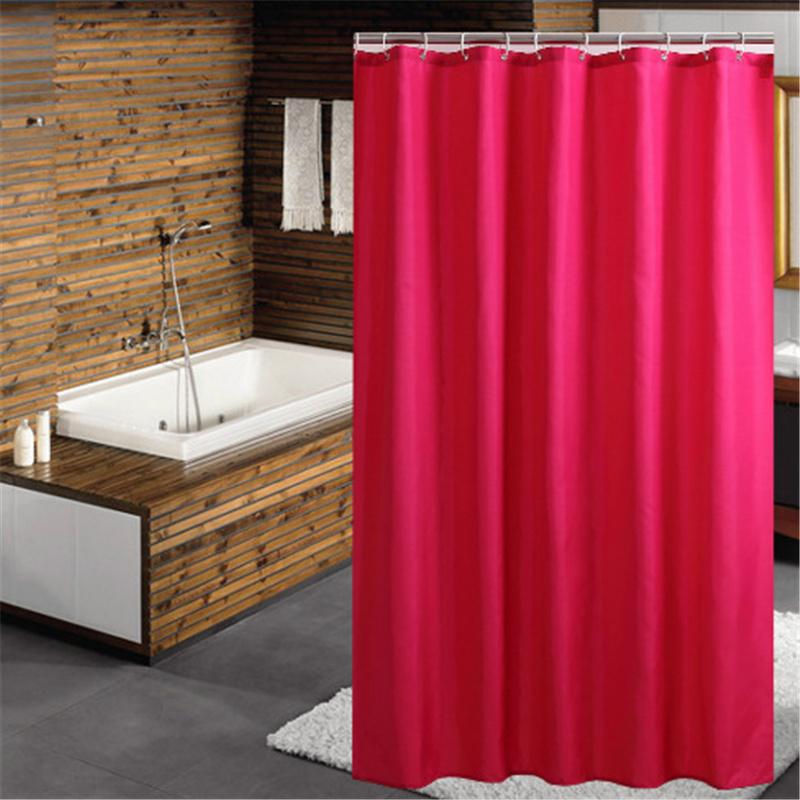180*180cm Solid Color PEVA Bathroom Waterproof Mildew Proof Fabric Partition Curtain Shower Curtain Home Decor