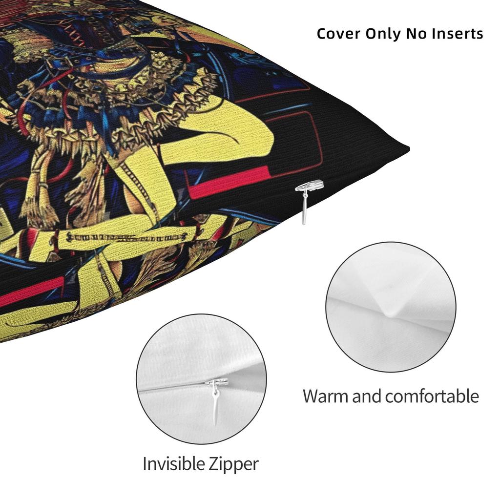 Band Maid Rock Music Square Pillowcases Polyester Couch Cushion Cover Funny Home Decoration Pillowcase 40*40