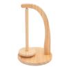 Yarn Holder Easy Installation Stable Structure Rotatable Wooden Yarn   Holder Yarn   for Crocheting Knitting