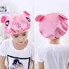 Children's Cartoon Shower Cap Double-Layer Creative Waterproof Cute Shampoo Cap Colorful Bath Accessory for Kids