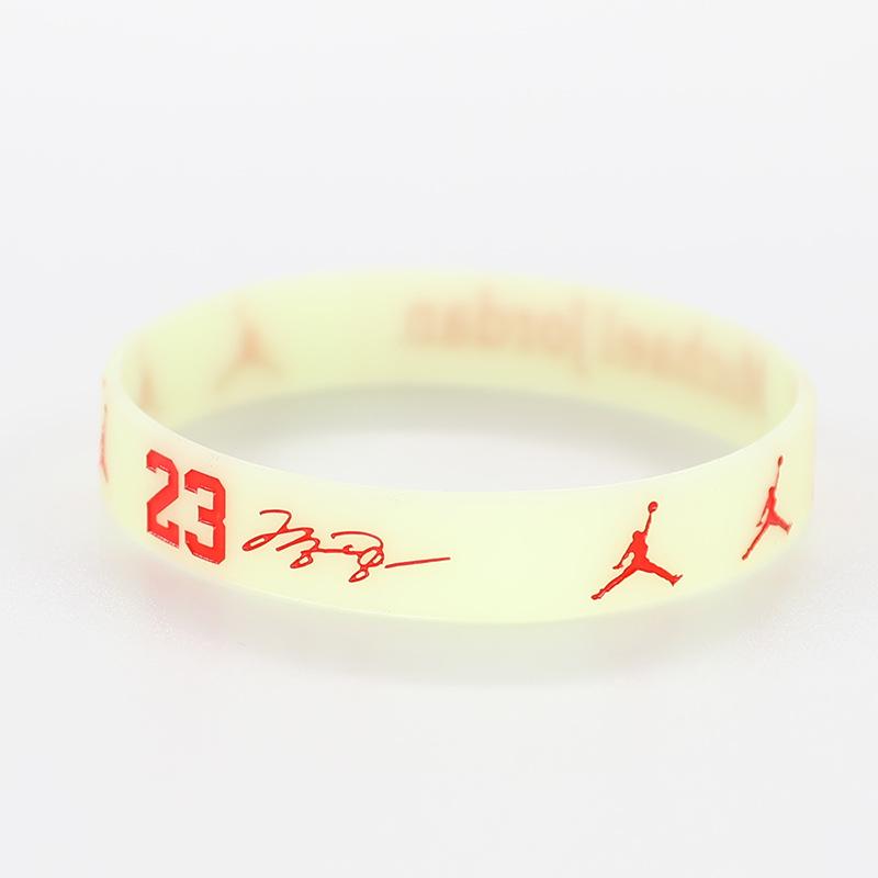 Thickened Luminous NBA Basketball Silicone Wristband: Harden, LeBron, Curry, Irving Edition