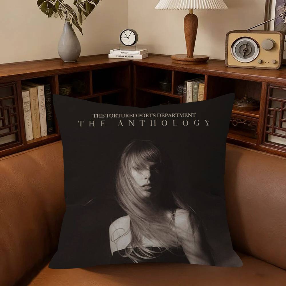Pillow Cover Sofa Cushion Cover Home Room Decoration Children Gift Singer T-Taylor Album Swift